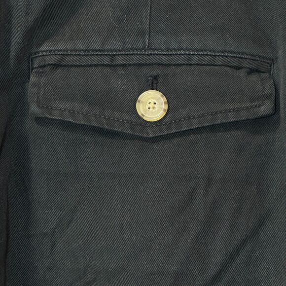 Everlane The Tencel Relaxed Chino Pants Black High Rise Women's 4 NWOT Pockets - Picture 6 of 12